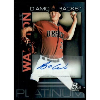 2020 Bowman Platinum Top Prospect Autographs #TOP33 Blake Walston