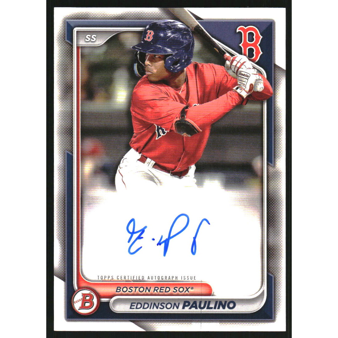2024 Bowman Prospect Autographs #PPRAEP Eddinson Paulino