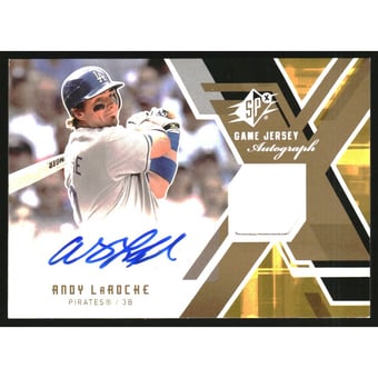 2009 SPx Game Jersey Autographs #GJALA Andy LaRoche