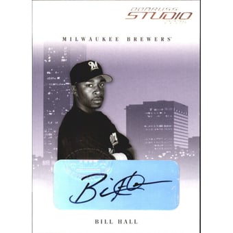 2005 Studio Autographs #161 Bill Hall