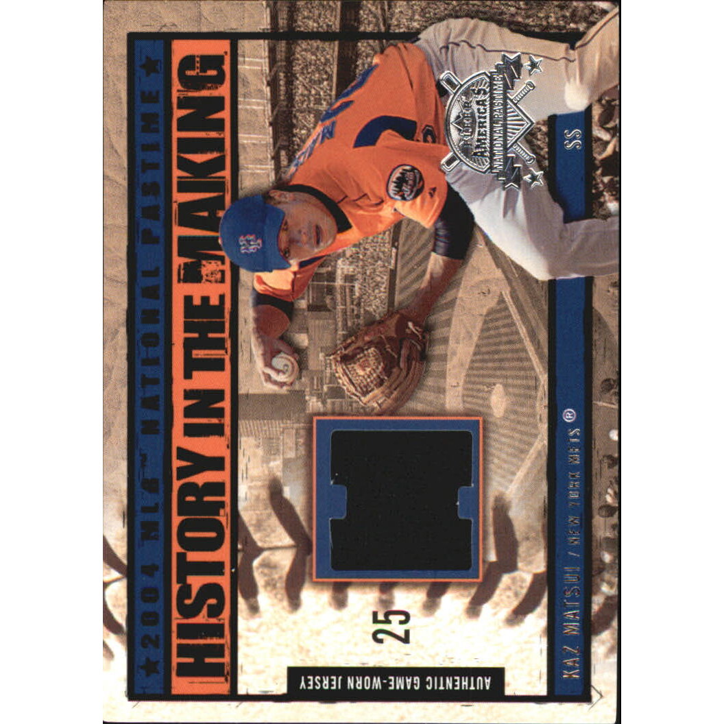 2004 National Pastime History in the Making Jersey #KM Kaz Matsui 2004 National Pastime History in the Making Jersey #KM Kaz Matsui