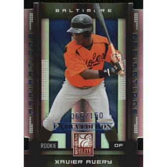 2008 Donruss Elite Extra Edition Aspirations #169 Xavier Avery