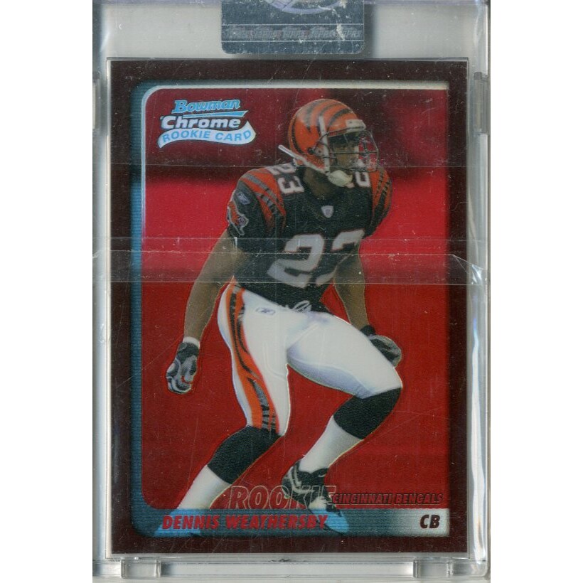 2003 Bowman Chrome Red Refractors #196 Dennis Weathersby