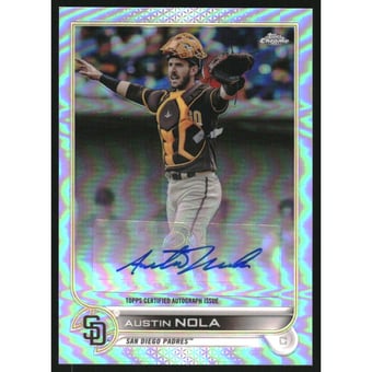 2022 Topps Chrome Update Autographs #ACAN Austin Nola