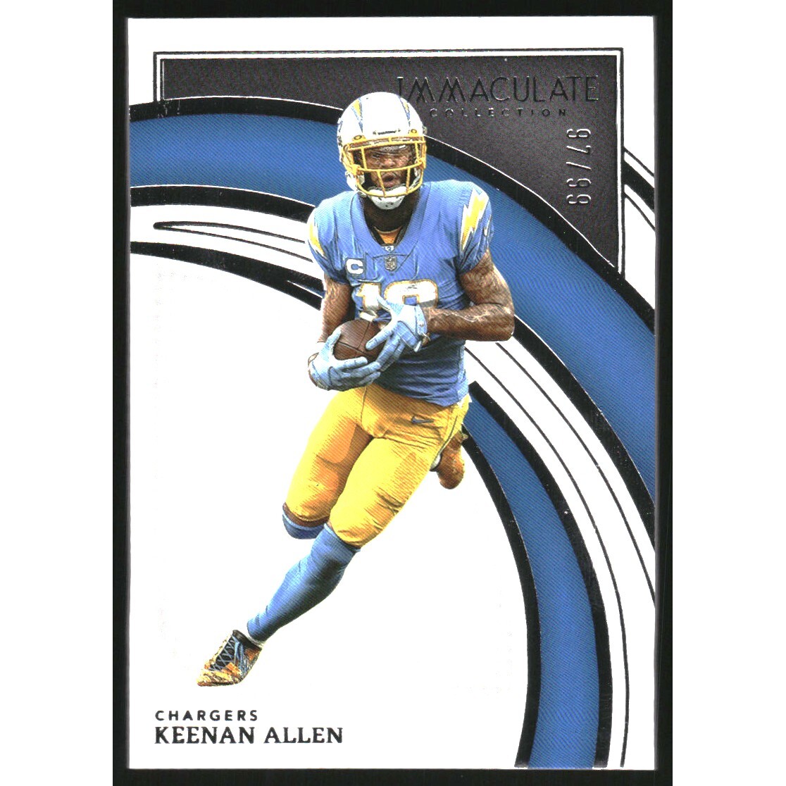 2022 Immaculate Collection #70 Keenan Allen
