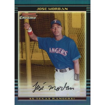 2002 Bowman Chrome Gold Refractors #211 Jose Morban