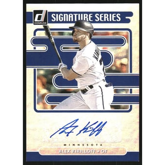 2021 Donruss Signature Series #45 Alex Kirilloff