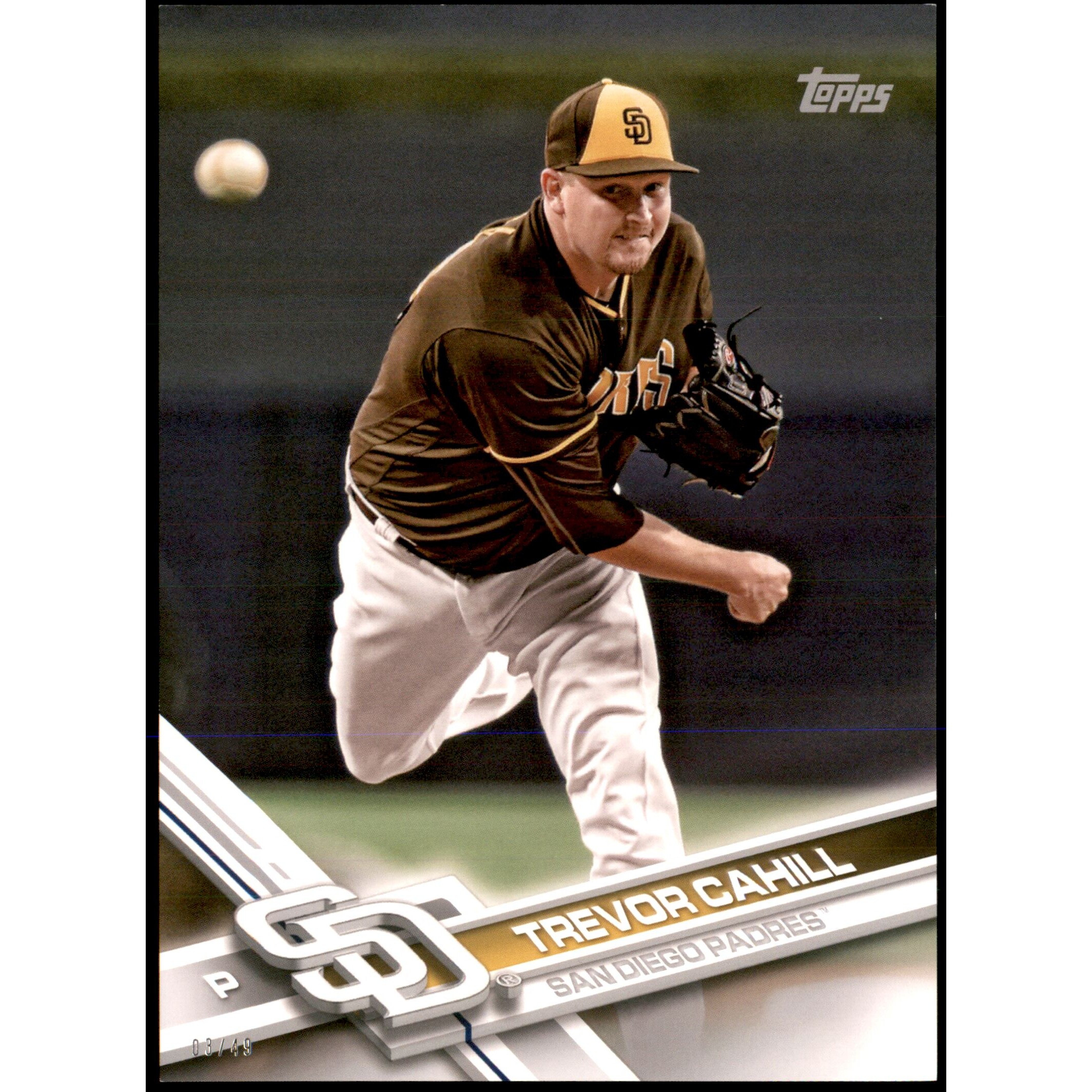 2017 Topps Update 5x7 #US143 Trevor Cahill