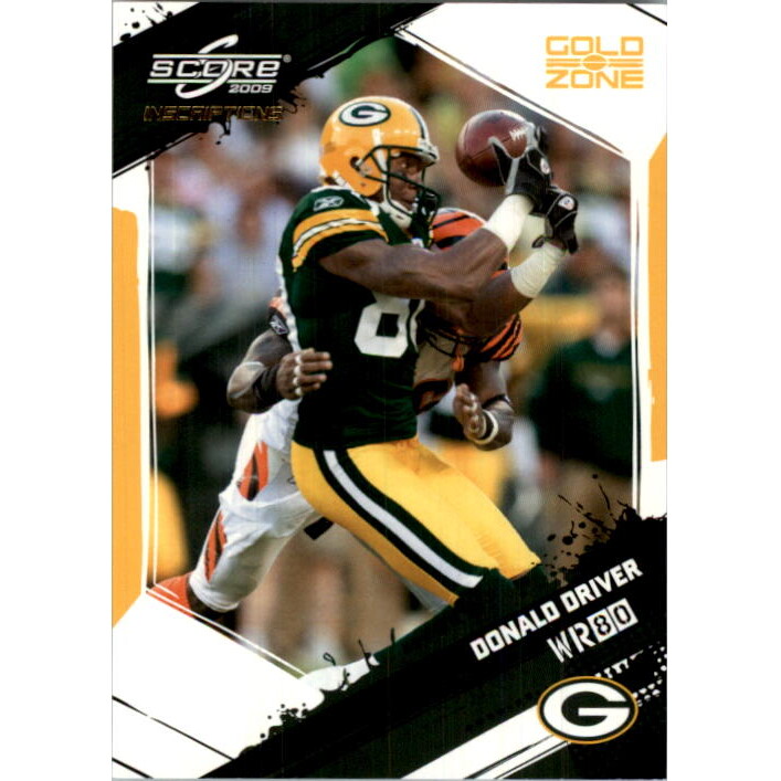 2009 Score Inscriptions Gold Zone #105 Donald Driver