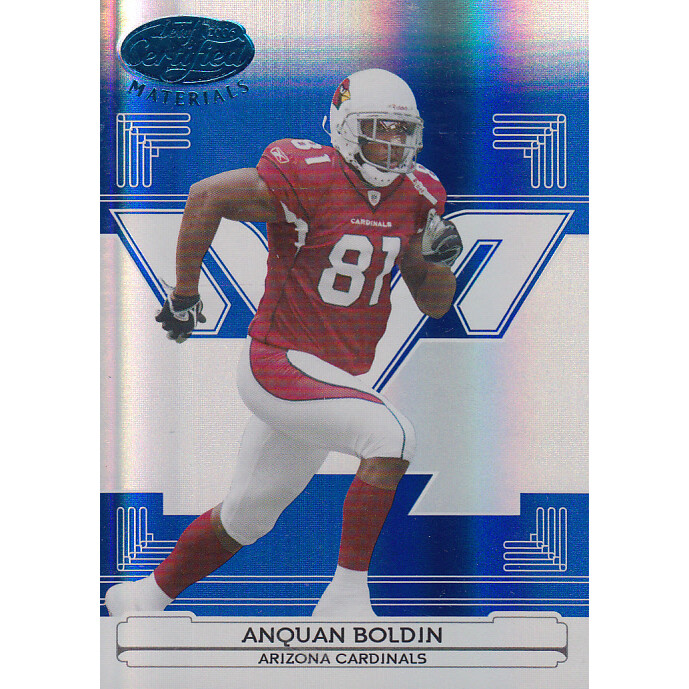 2006 Leaf Certified Materials Mirror Blue #1 Anquan Boldin