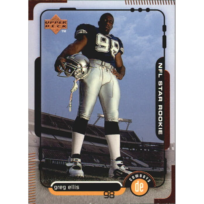 1998 Upper Deck Bronze #7 Greg Ellis. rookie card picture
