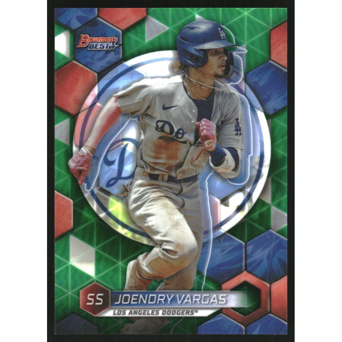 2023 Bowman's Best Top Prospects Green Refractors #TP11 Joendry Vargas