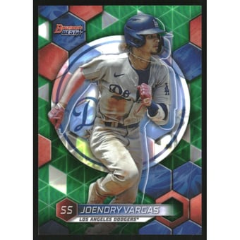 2023 Bowman's Best Top Prospects Green Refractors #TP11 Joendry Vargas