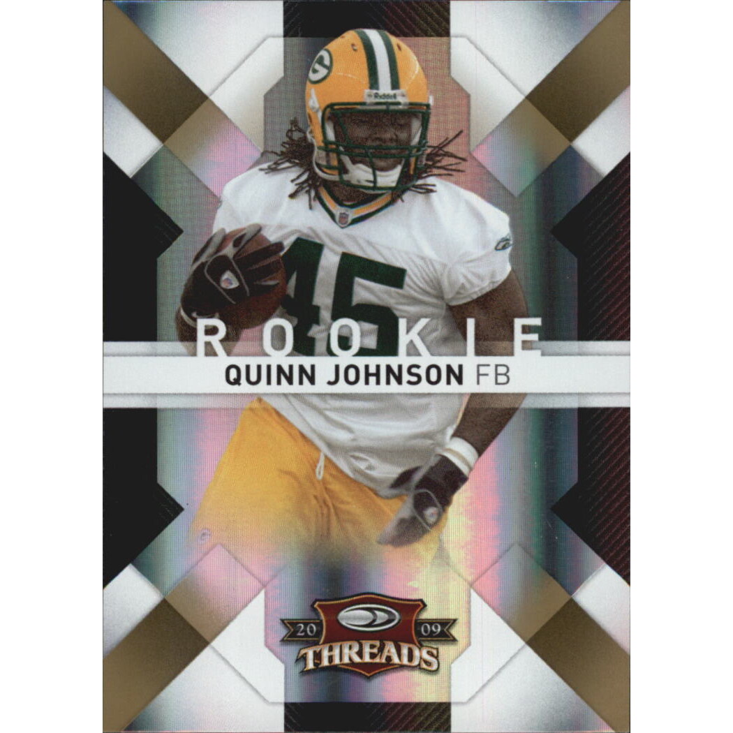 2009 Donruss Threads Gold Holofoil #181 Quinn Johnson
