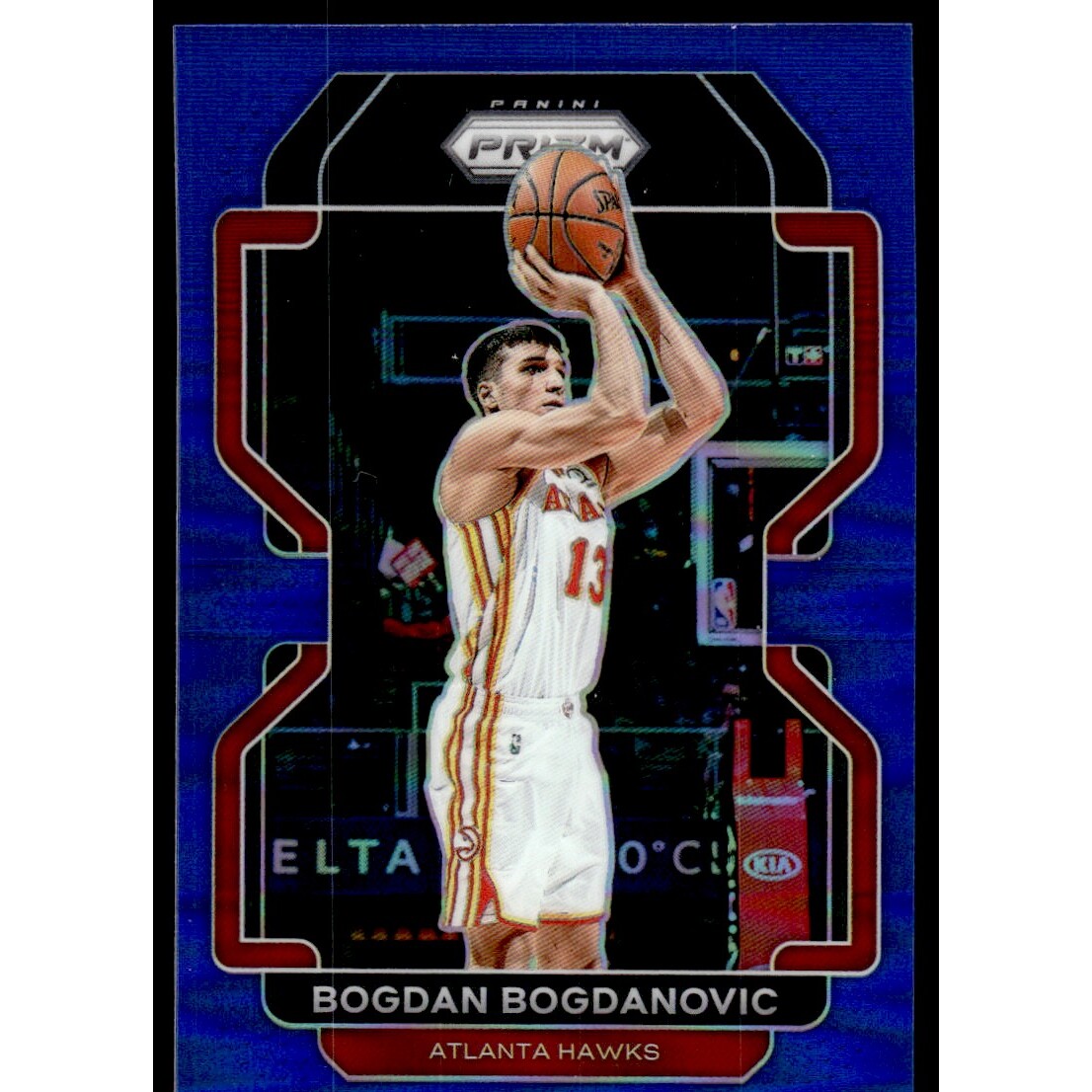 2021-22 Panini Prizm Prizms Blue #149 Bogdan Bogdanovic