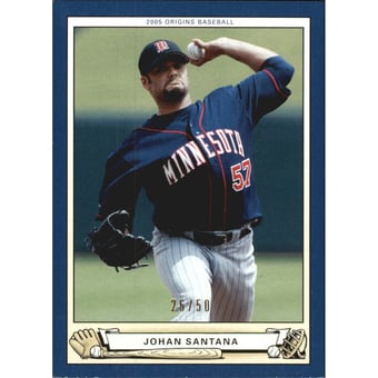 2005 Origins Blue #89 Johan Santana