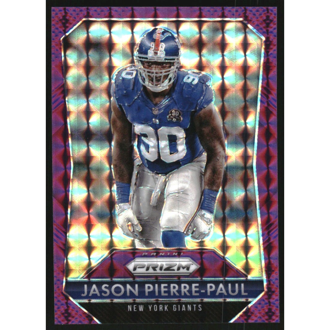 2015 Panini Prizm Prizms Purple Mosaic #133 Jason Pierre-Paul