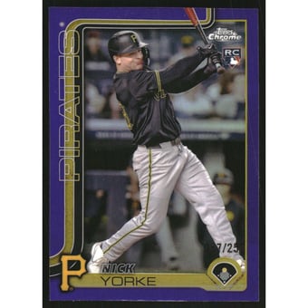 2025 Topps Chrome Purple Refractors #36 Nick Yorke