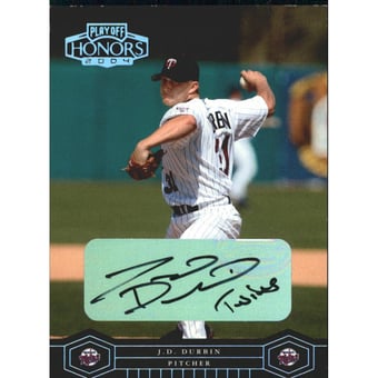 2004 Playoff Honors Signature Silver #113 J.D. Durbin/100