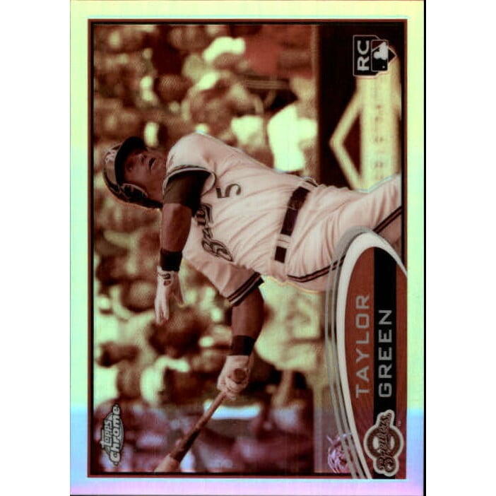 2012 Topps Chrome Sepia Refractors #179 Taylor Green. rookie card picture