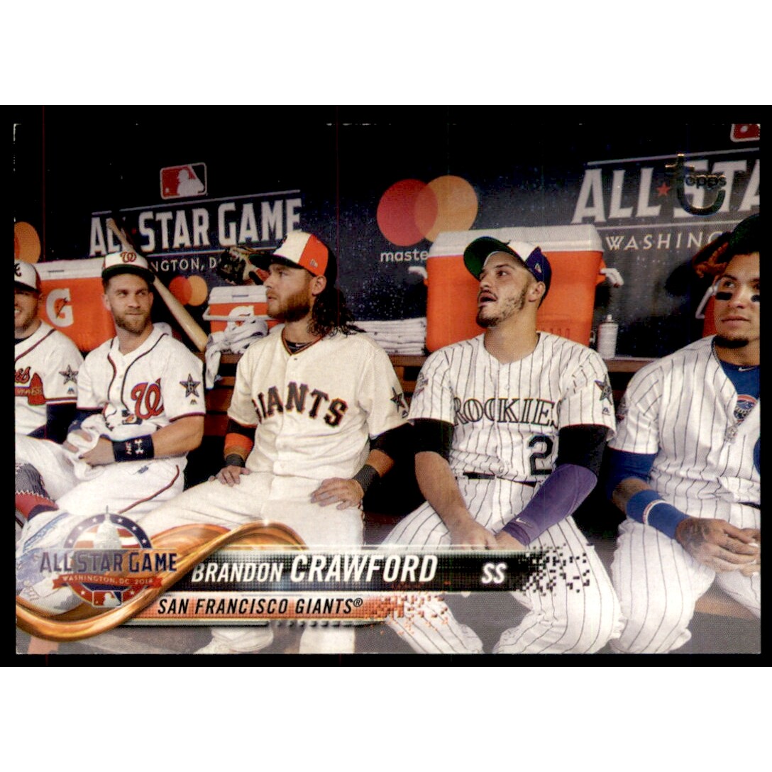 2018 Topps Update Vintage Stock #US132 Brandon Crawford AS