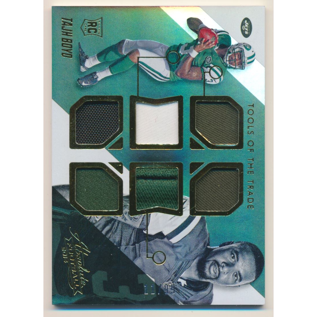2014 Absolute Tools of the Trade Complete Rookies Spectrum Gold #CRTB Tajh Boyd/99