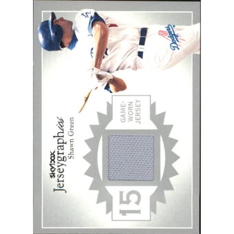 2004 SkyBox Autographics Jerseygraphics Silver #SG Shawn Green