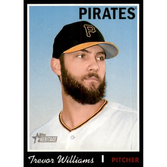 2019 Topps Heritage Black Border #166 Trevor Williams