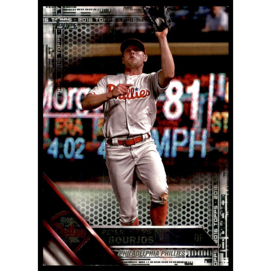 2016 Topps Update Black #US129 Peter Bourjos. rookie card picture