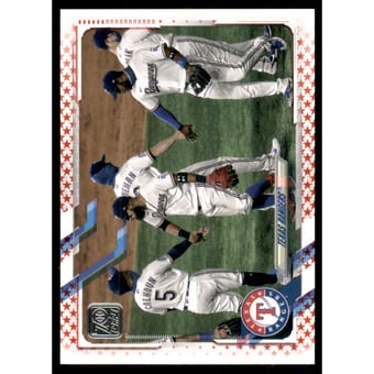 2021 Topps Independence Day #283 Texas Rangers TC