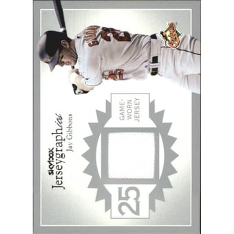 2004 SkyBox Autographics Jerseygraphics Silver #JG2 Jay Gibbons