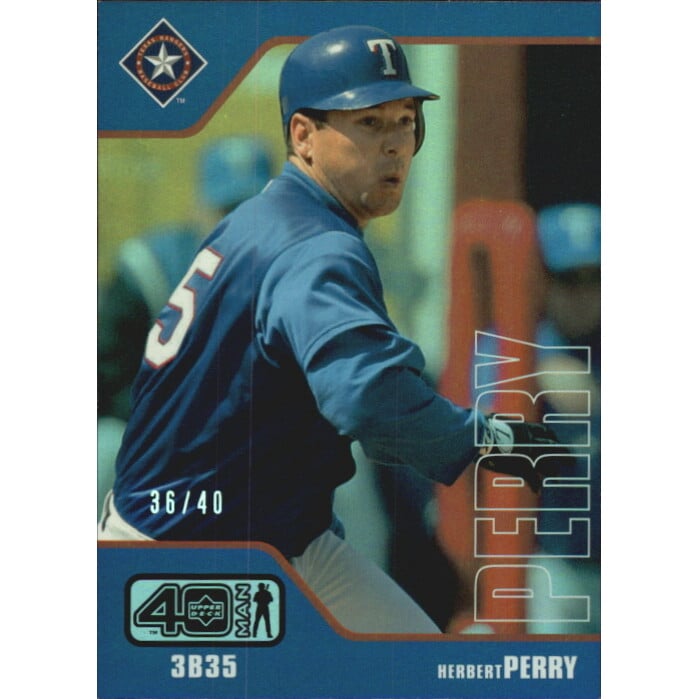 2002 Upper Deck 40-Man Electric Rainbow #245 Herbert Perry
