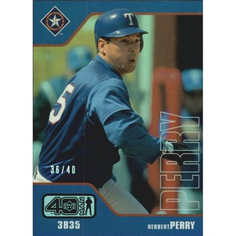 2002 Upper Deck 40-Man Electric Rainbow #245 Herbert Perry