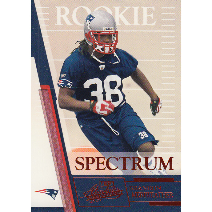 2007 Absolute Memorabilia Spectrum Red Retail #207 Brandon Meriweather