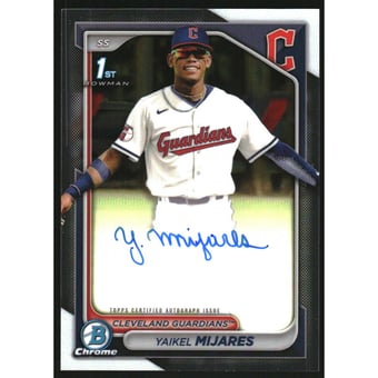 2024 Bowman Chrome Prospect Autographs #CPAYMI Yaikel Mijares