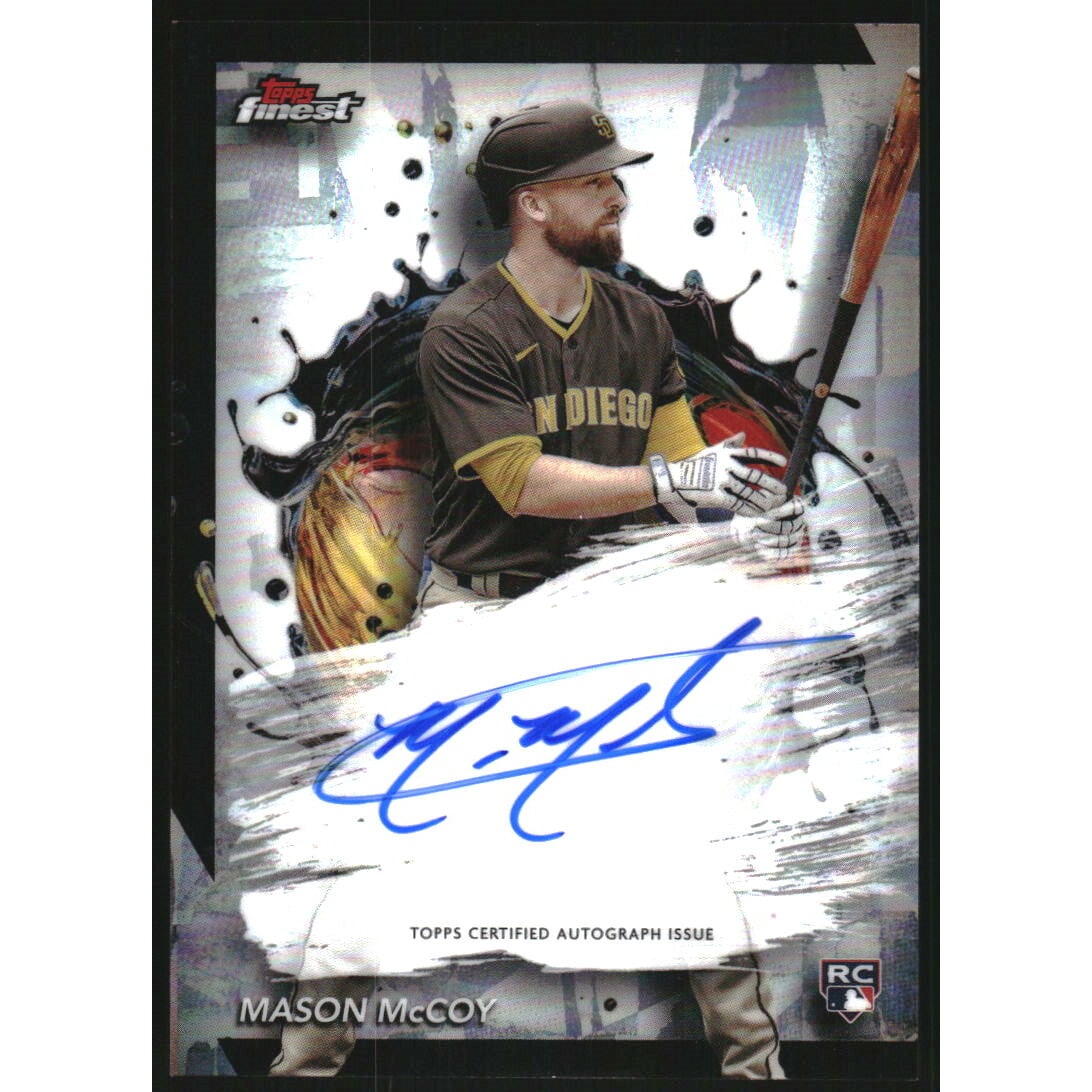 2024 Finest Autographs Refractors #FAMMC Mason McCoy