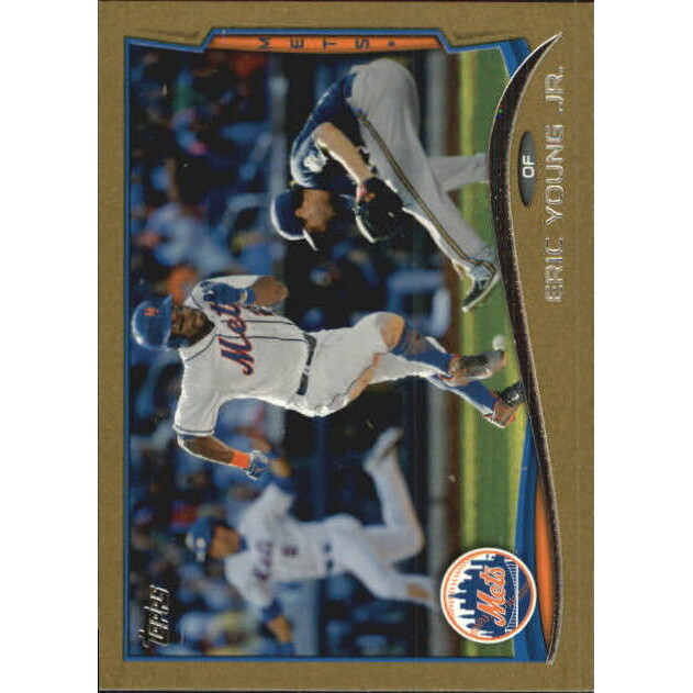 2014 Topps Mini Gold #436 Eric Young Jr.. rookie card picture
