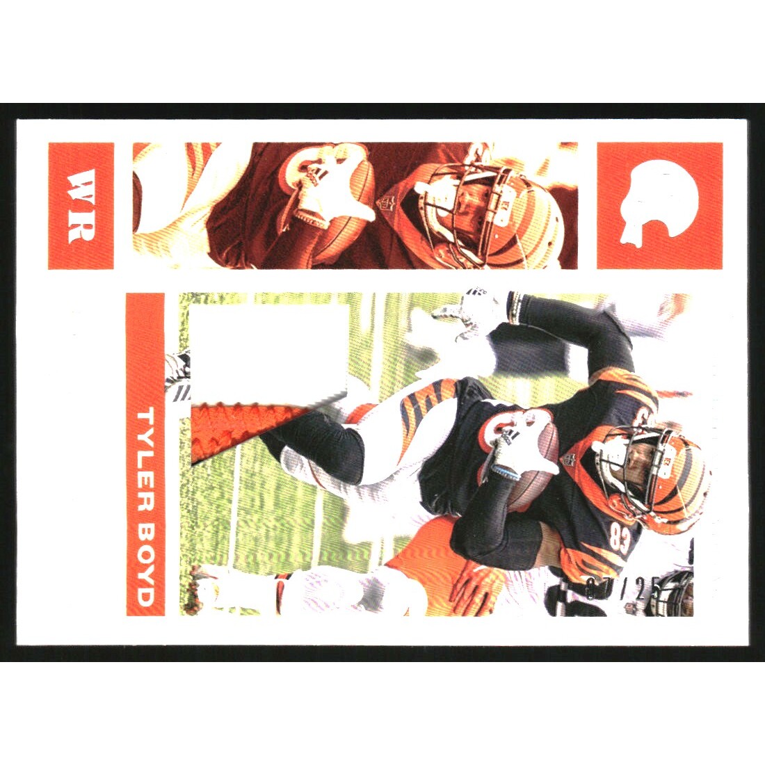 2020 Panini Chronicles Jerseys Prime #20 Tyler Boyd/25