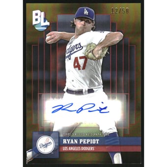 2024 Topps Big League Autographs Gold Foil #BLARP Ryan Pepiot