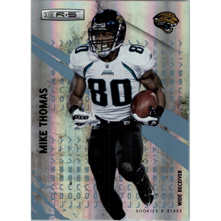 2010 Rookies and Stars Longevity Parallel Platinum #69 Mike Thomas