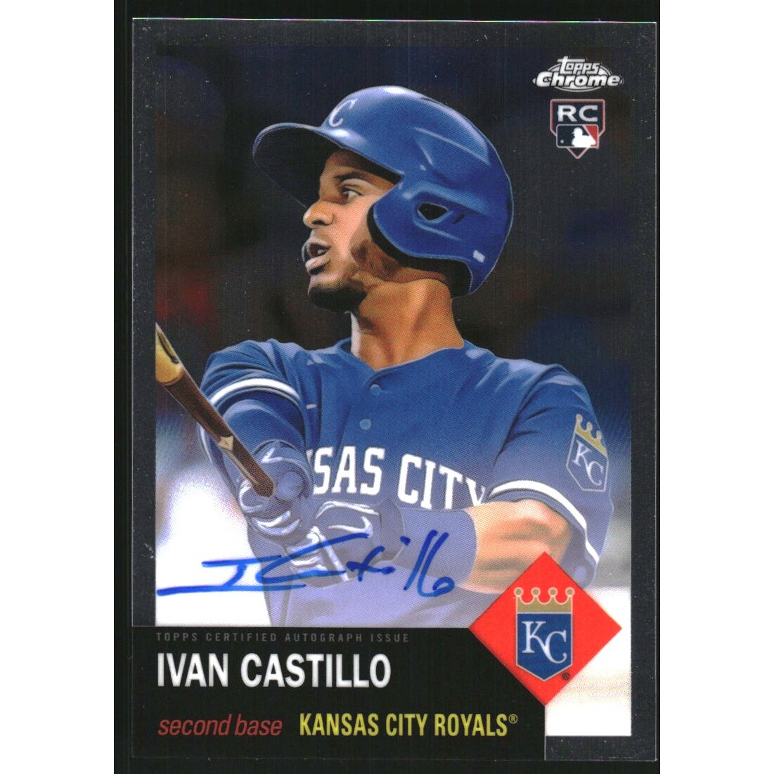 2022 Topps Chrome Platinum Anniversary Autographs #CPAIC Ivan Castillo. rookie card picture