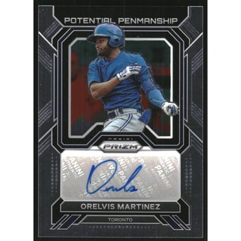 2023 Panini Prizm Potential Penmanship #4 Orelvis Martinez