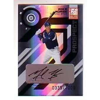 2005 Donruss Elite #172 Mike Morse AU/1000 RC