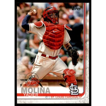 2019 Topps Factory Set 582 Montgomery #225 Yadier Molina