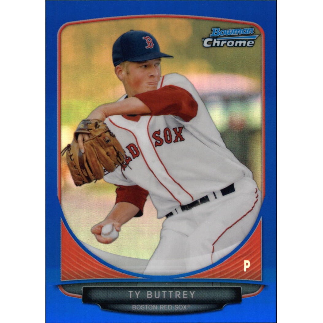2013 Bowman Chrome Prospects Blue Refractors #BCP139 Ty Buttrey