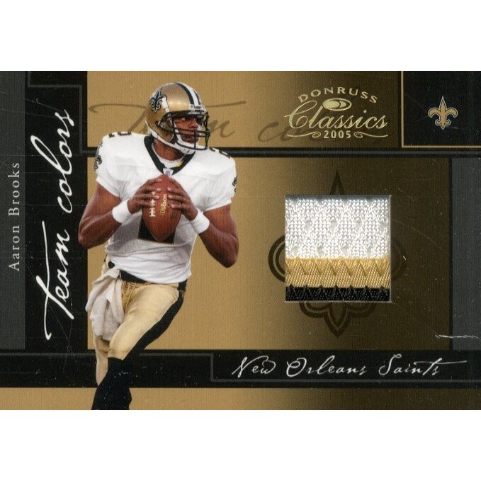 2005 Donruss Classics Team Colors Jerseys Prime #1 Aaron Brooks