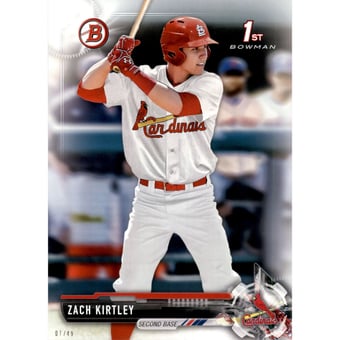 2017 Bowman Draft 5x7 #BD20 Zach Kirtley