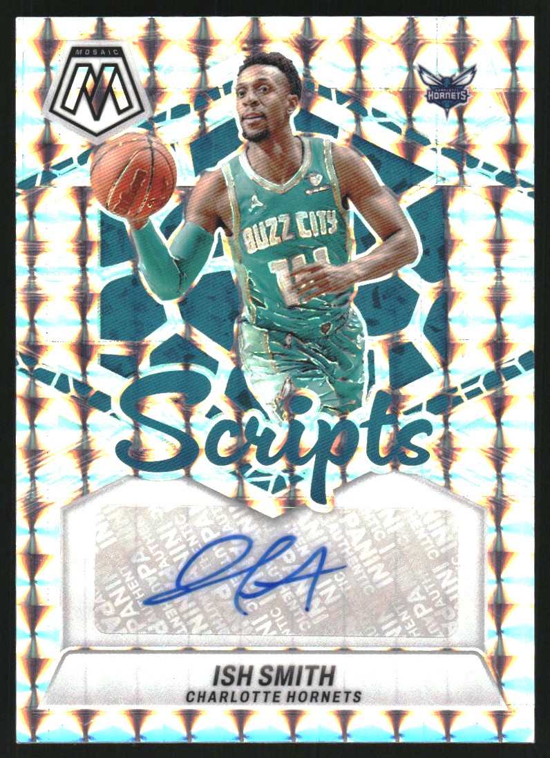 2023-24 Panini Mosaic Scripts #11 Ish Smith 2023-24 Panini Mosaic Scripts #11 Ish Smith