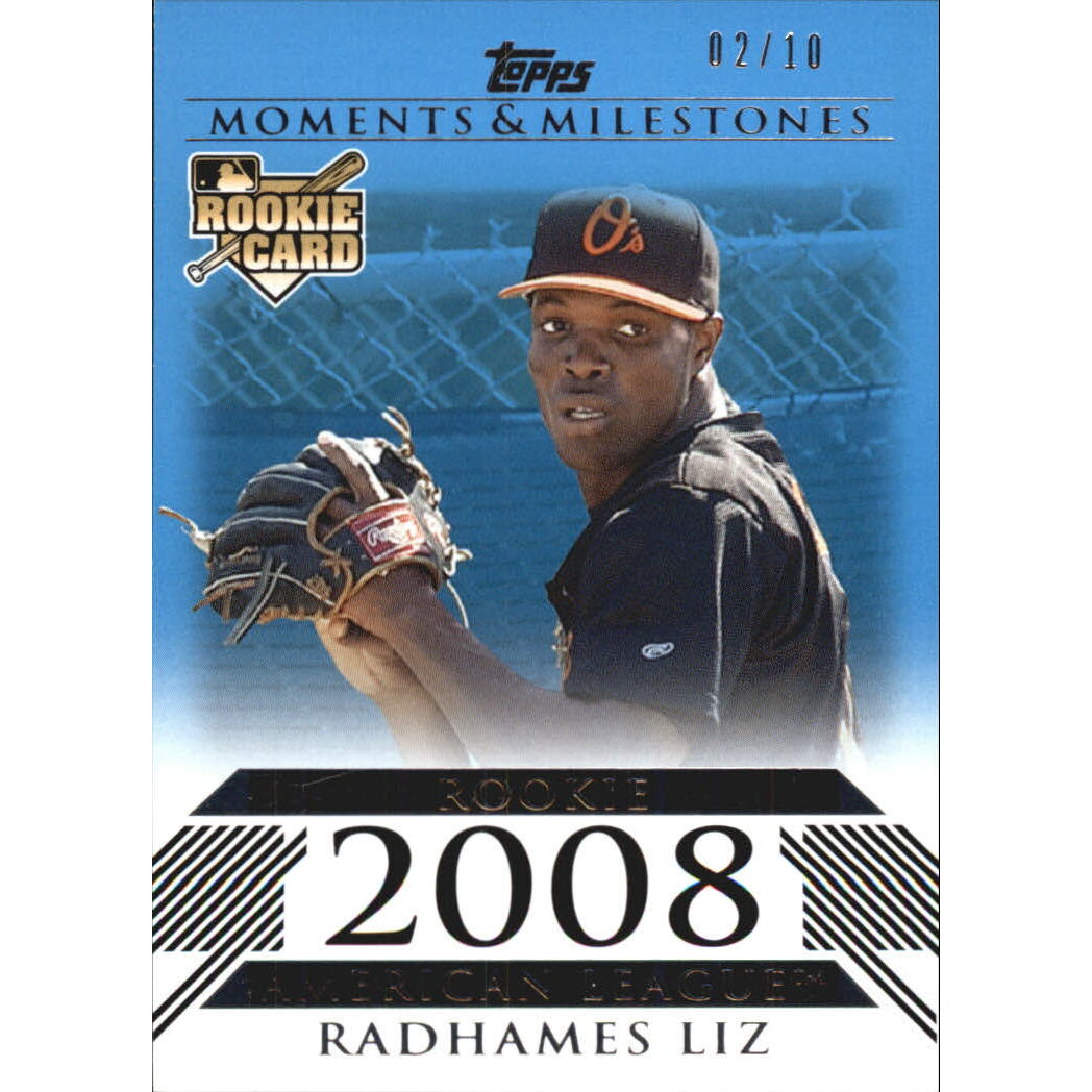 2008 Topps Moments and Milestones Blue #160 Radhames Liz. rookie card picture