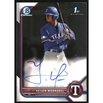 2022 Bowman Chrome Prospect Autographs #CPAYML Yeison Morrobel